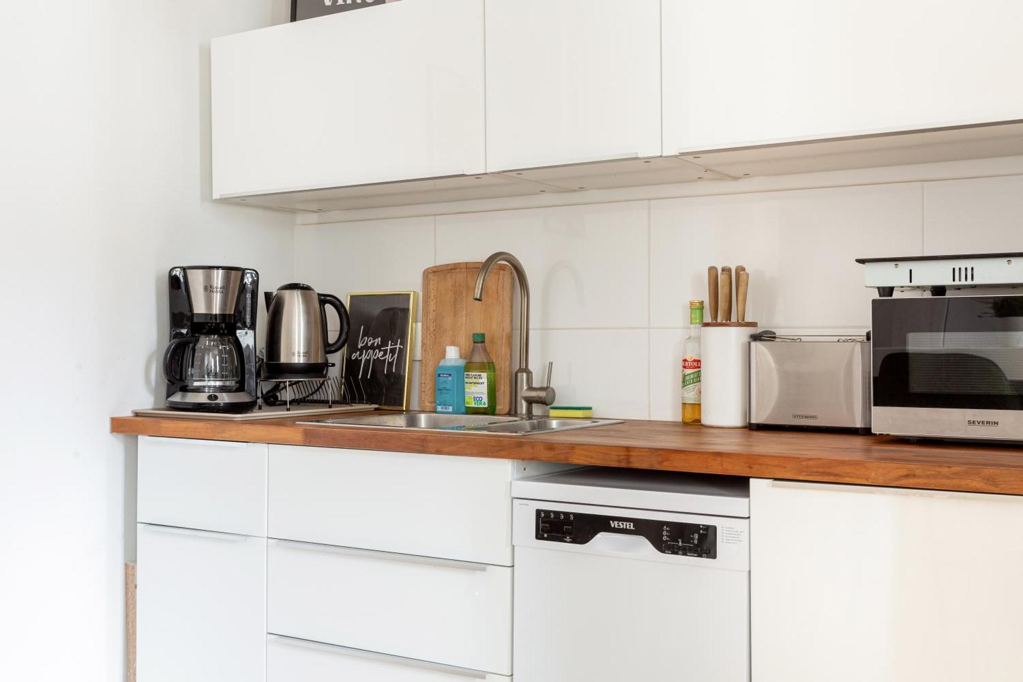 Global Living - Design Apartment I Central I Smart-Tv I Kitchen I Berlin Exterior foto