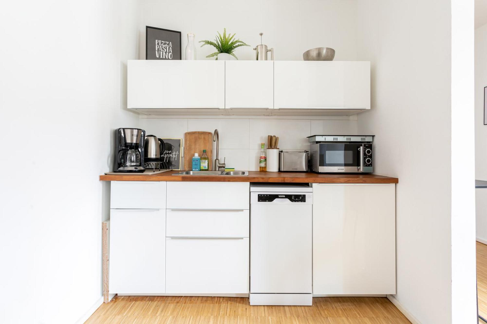 Global Living - Design Apartment I Central I Smart-Tv I Kitchen I Berlin Exterior foto
